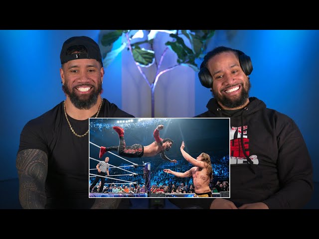 The Usos watch The Bloodline vs. McIntyre & RK-Bro: WWE Playback