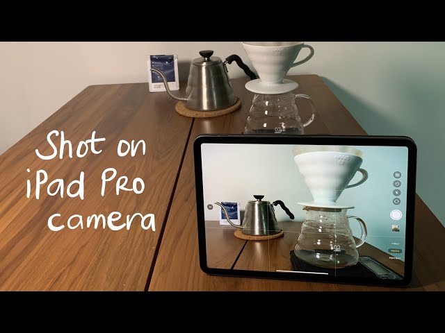 Video shot & edited on iPad Pro only - drip coffee ASMR and drawing
