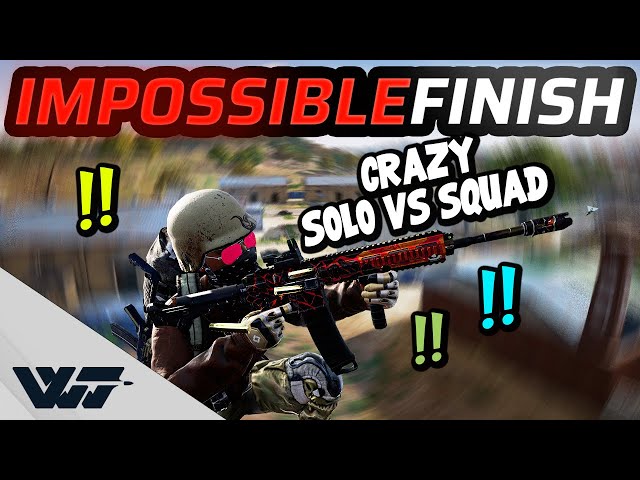 IMPOSSIBLE FINISH - Crazy solo vs squad on Taego - PUBG