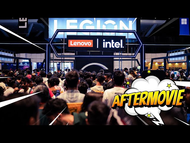 Lenovo and Intel Present The Arena Powered By Windows 11 Aftermovie | Mumbai Comic Con 2023