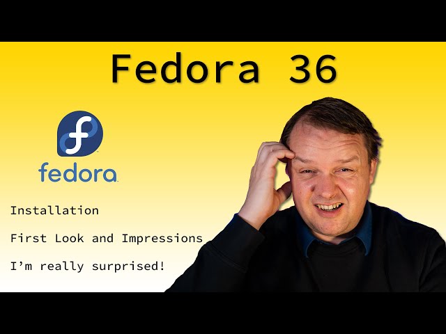LINUX | First Look at FEDORA 36 | I was really surprised!