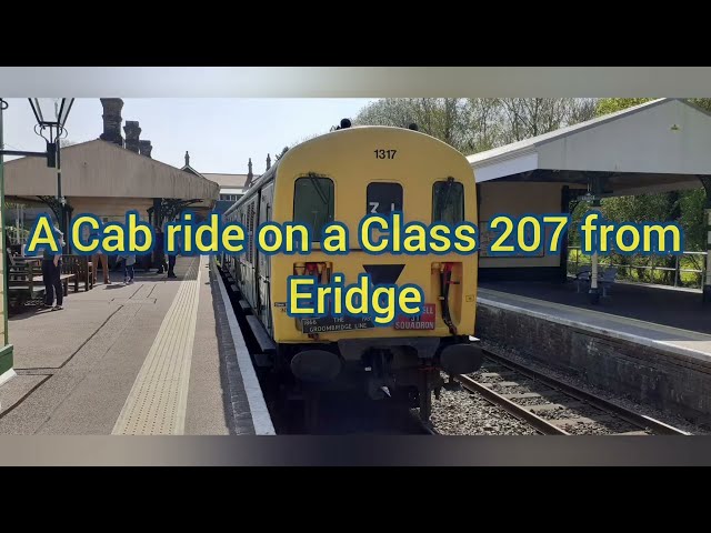 Cab ride on a Class 207 from Eridge. 24/4/22 (Spa Valley railway) #heritagerailway #trainspotting