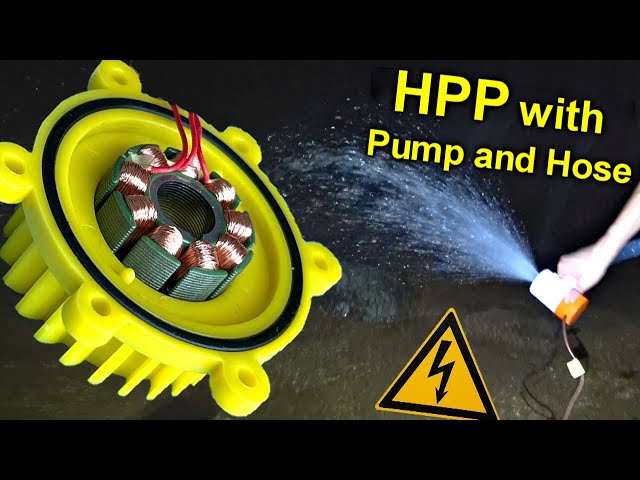 Mini HPP from a Pump and a Hose⚡️How easy build a Hydro Power Plant for SURVIVAL on the island