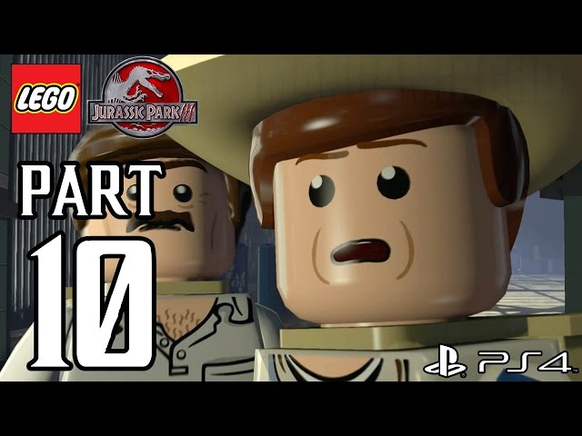 LEGO Jurassic World Walkthrough PART 10 (PS4) Gameplay No Commentary[1080p] TRUE-HD QUALITY