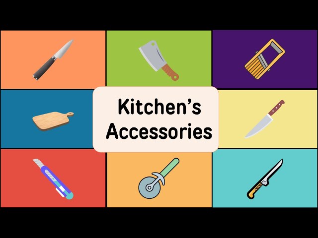Kitchen Items | Kitchen Accessories | English Vocabulary for Kids @kidsexplorify