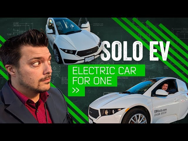 SOLO: Behind The Wheel Of The One-Person Electric Car