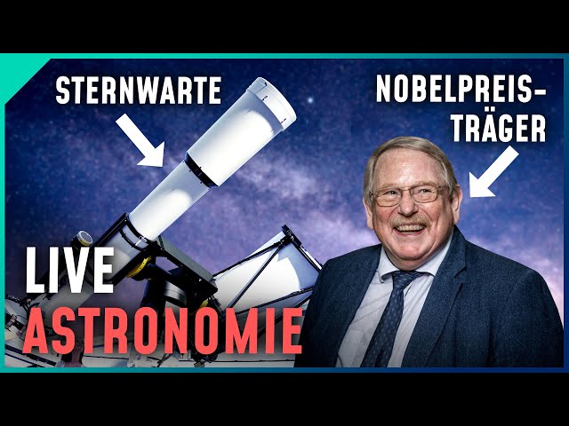 🔴 Astronomie live: Sternwarte des größten Science-Center in DE + Interview mit Nobelpreisträger