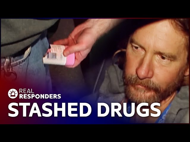 Suspicious Suspect's Drugs Found Stashed In Deodorant Bottle | Cops | Real Responders