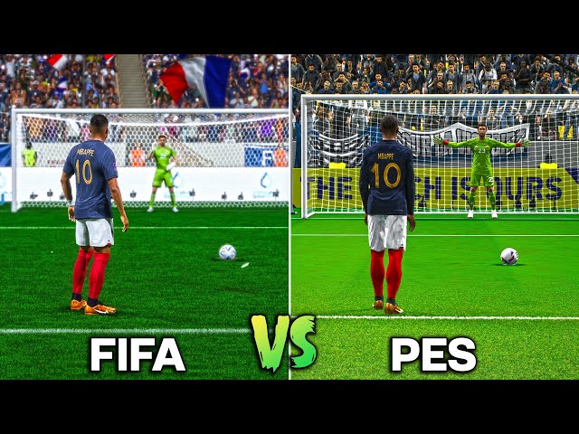 Kylian Mbappé Penalty Kicks • FIFA vs PES (2017-2023)