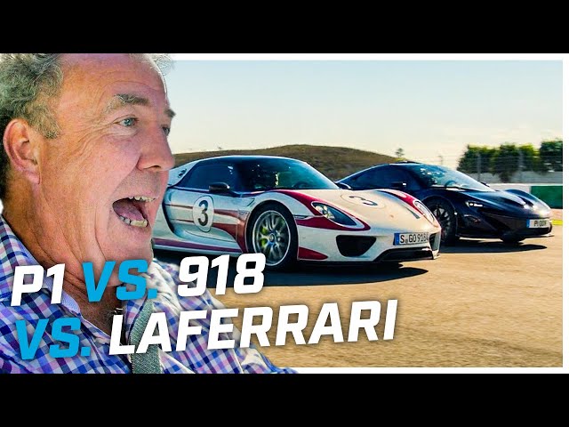 McLaren P1 VS. Porsche 918 VS. Ferrari LaFerrari | The Grand Tour | Prime Video Portugal