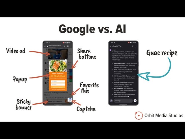 Google vs. AI: The Guacamole Test Side-by-Side Showdown
