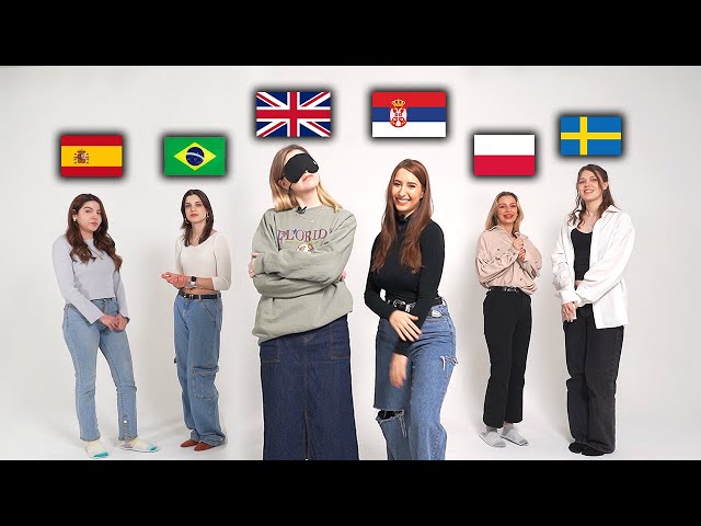 Can British Girl Guess The Languages Around The World? (Brazil, Serbia, Poland, Spain, Sweden)