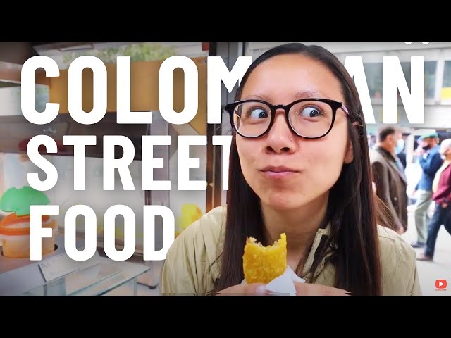 AMERICANS TRY COLOMBIAN STREET FOOD | Free Bogota Food Tour