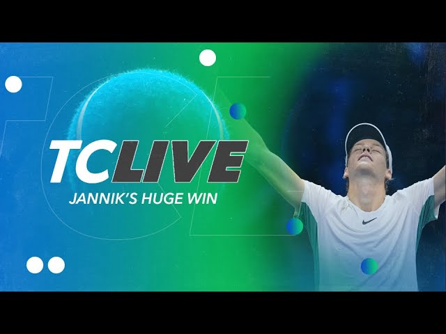 Courier & Roddick React To Sinner's HUGE Win | Tennis Channel Live