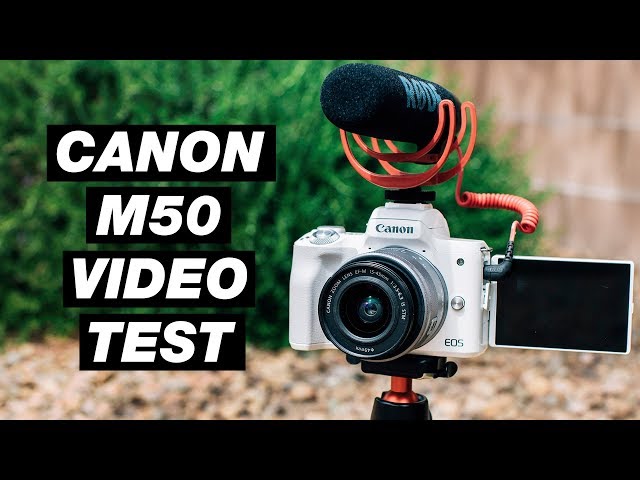 Canon M50 Video Test (4K and Slow Motion)