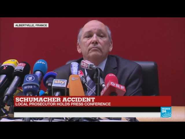 Michael Schumacher skiing accident: Press conference of Albertville's prosecutor