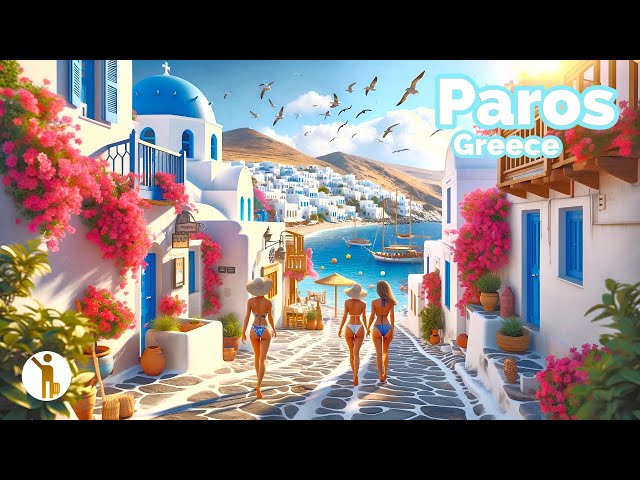 Paros, Greece 🇬🇷 - The Alternative Mykonos - 4k HDR 60fps Walking Tour (▶239min)