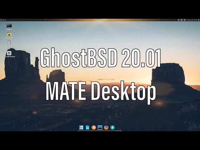 Checking Out GhostBSD 20.01