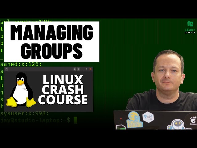 Linux Crash Course - Managing Groups