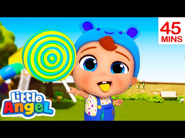 Lollipop Song | Little Angel & Cocomelon Nursery Rhymes