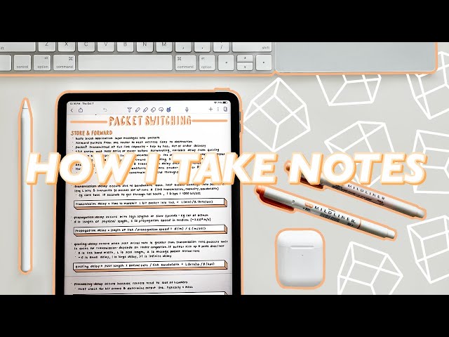 HOW I TAKE AESTHETIC NOTES ON THE IPAD | notes flip through | take digital notes with me