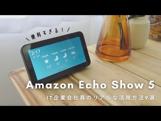 How to make your daily life comfortable with AMAZON ECHO SHOW 5. Living alone.