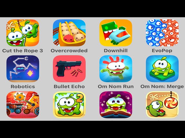 All "Zeptolab" (iOS / Android) Games: 16 Mobile Games Cut the Rope - King Thieves - C.A.T.S. & More