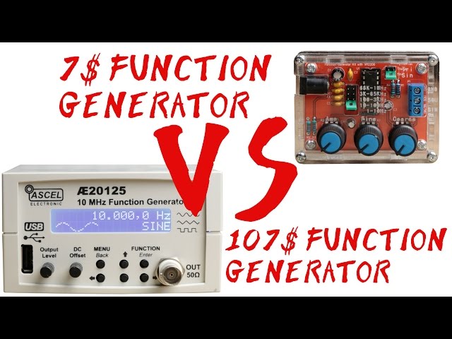 7$ Function Generator VS 107$ Function Generator