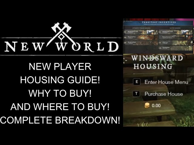 New World, New Player Housing Guide! Where to Buy, Why It is Important! Complete Breakdown!