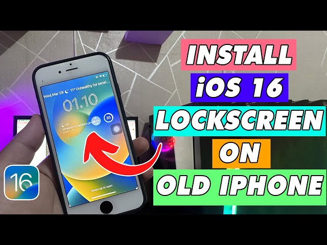 How to Get iOS 16 Lockscreen on Old iPhone 6s/7/7+/8