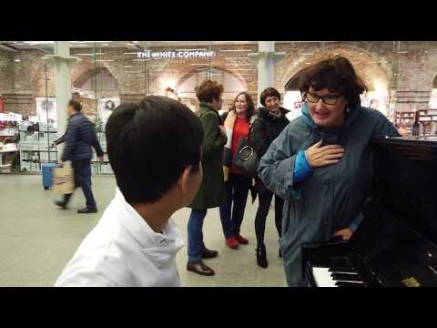 Shocking Ladies with The Sound of Silence Piano "You're Twelve?!?!" Cole Lam 12 Years Old