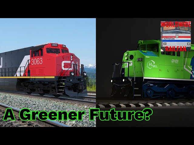 Hydrogen and Batteries: Better than Diesel Trains?