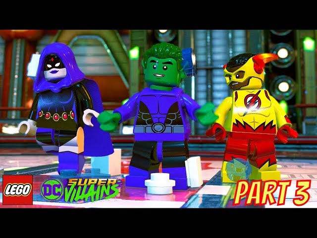 LEGO DC Super Villains Part 3 - STARS In Your Eyes (Beast Boy and Raven Boss Battle)