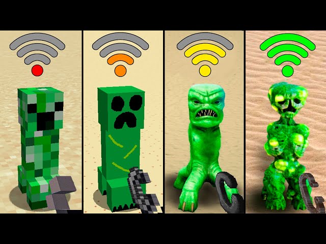 Minecraft: physics with different Wi-Fi be like
