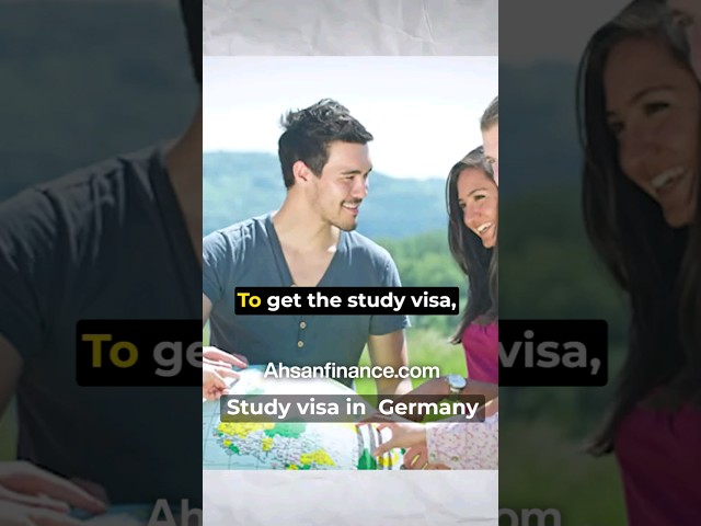 How to Get Study Visa in Germany #shorts #ahsanfinance #studyvisagermany