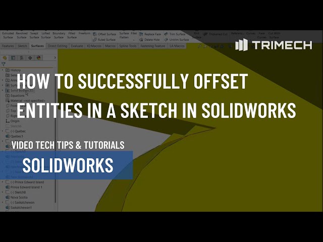 How to Successfully Offset Entities in a Sketch in SOLIDWORKS