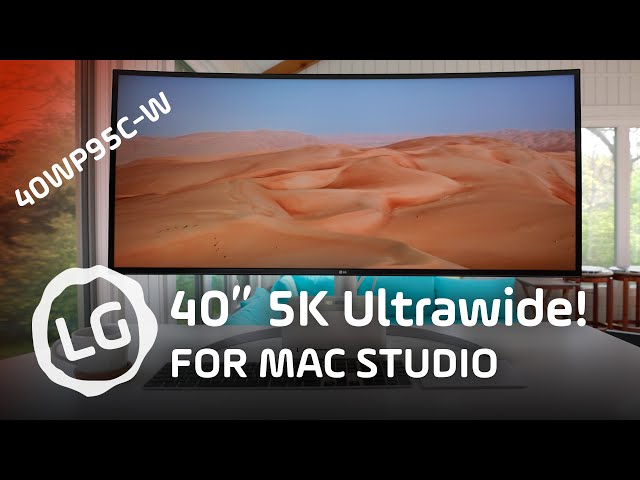 LG 40WP95C-W 5K 40" UltraWIDE Review!!! - Get this for your Mac Studio!!!