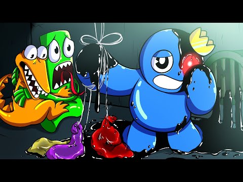 [Animation] Blue Sad Origin Story | Rainbow Friends Sad Story Animation Compilation | SLIME CAT