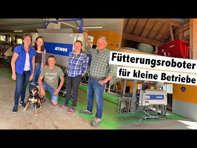 Hetwin Athos am Vorderbichlhof der Familie Siller | Fütterungsroboter für kleine Betriebe