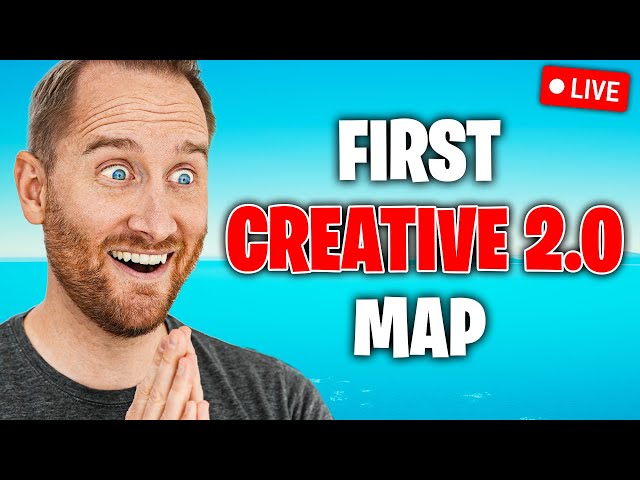 Building My FIRST Creative 2.0 Map LIVE!
