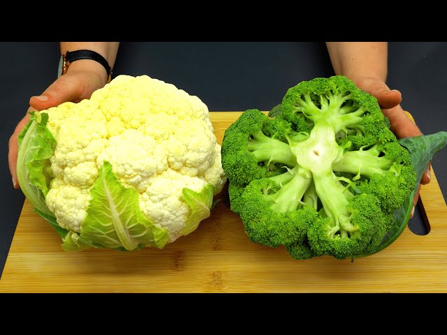 Guests from Spain taught me how to cook broccoli and cauliflower so delicious!