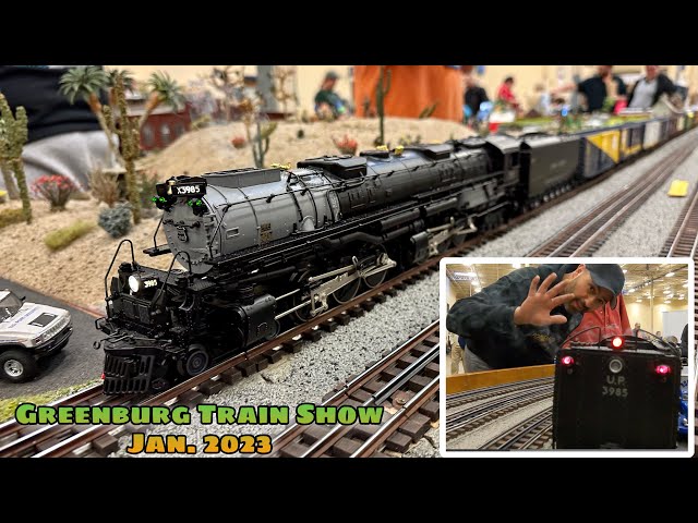TRAIN RIDE Behind UP Challenger at this SUPER Fun Train Show!