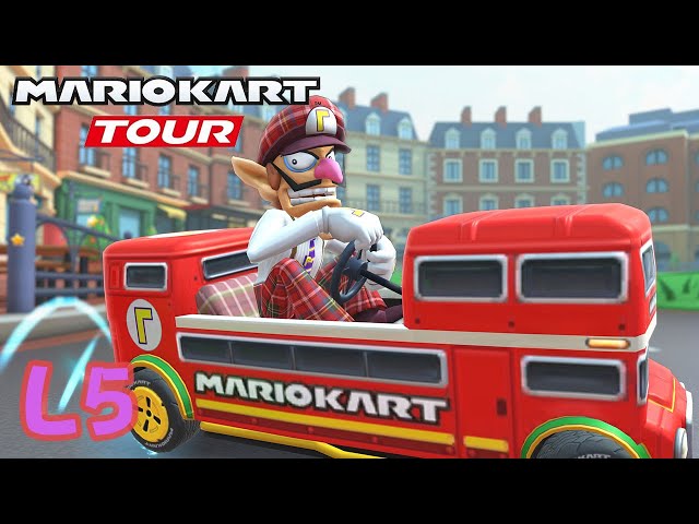 Gold Challenge Completed!! Wendy Cup & Mario Cup - Mario Kart London Tour 5