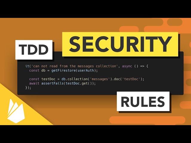 Unit Testing your Firestore Security Rules with TDD
