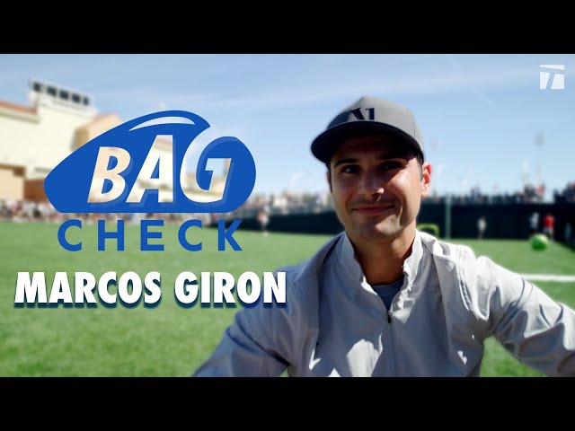 How Marcos Giron deals with a rain delay | Bag Check 2023
