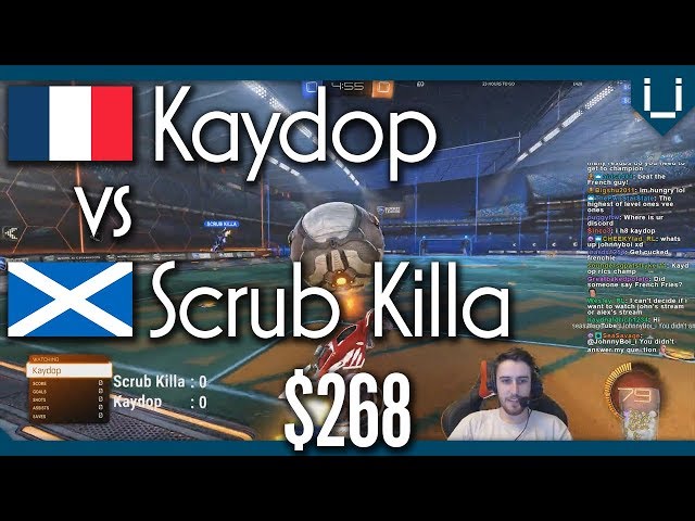 RLCS S4 World Champ Kaydop vs Scrub Killa | $268 Rocket League 1v1