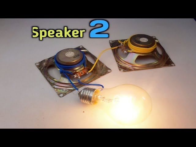 Experiment Free Energy Generator With Magnets in Speaker  100% For New Ideas 2020