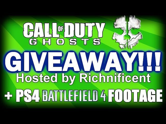 CoD Ghosts GIVEAWAY!!! + @Richnificent Got Partnered!!!