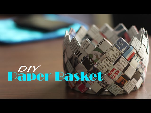 How to make Paper Basket |  Do It Yourself
