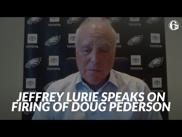 Eagles owner Jeffrey Lurie holds press conference after firing of Doug Pederson